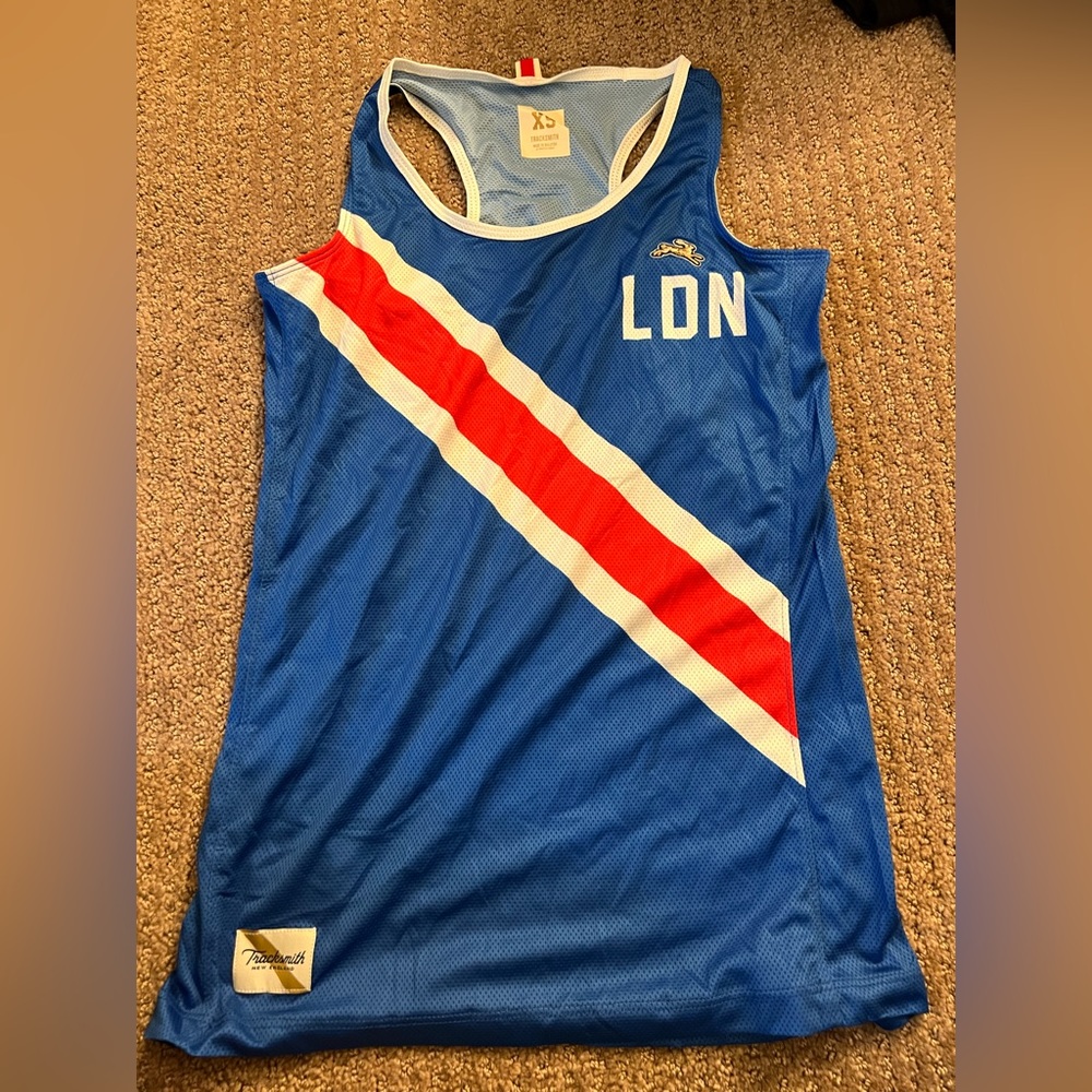 Brand new London Marathon tracksmith tank top